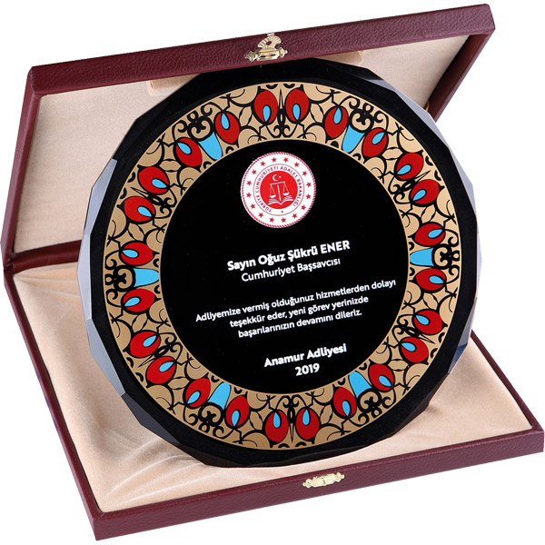 446 Kutulu Kristal Plaket